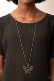 Paparazzi Necklace - Butterfly Boutique - Silver