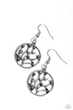 Paparazzi Earring - Bedazzlingly Branching - Silver