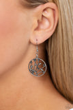Paparazzi Earring - Bedazzlingly Branching - Silver