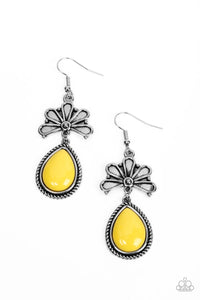 Paparazzi Earring- Brightly Blooming - Yellow