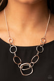 Paparazzi Necklace - Linked Up Luminosity - Multi