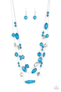 Paparazzi Necklace - Prismatic Pose - Blue