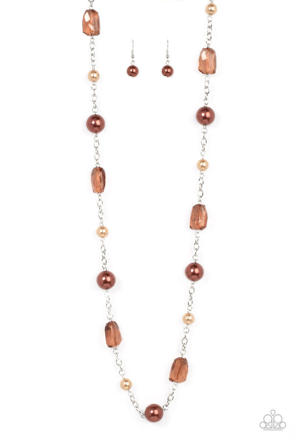 Paparazzi Necklace - A-List Appeal - Brown