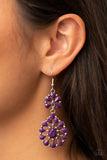 Paparazzi Earring - Posh Palooza - Purple