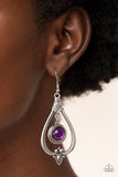 Paparazzi Earring - Ethereal Emblem - Purple
