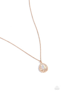 Paparazzi Necklace - Gracefully Glamorous - Rose Gold