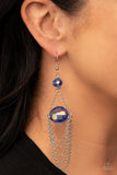 Paparazzi Earring - Ethereally Extravagant - Blue