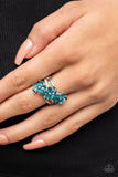 Paparazzi Ring - Posh Petals - Blue