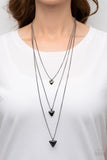 Paparazzi Necklace - Follow the LUSTER - Black