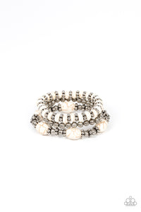 Paparazzi Bracelet - Take by SANDSTORM - White