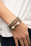 Paparazzi Bracelet - Take by SANDSTORM - White