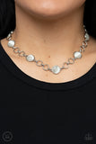 Paparazzi Necklace - Dreamy Distractions - White Choker