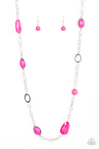 Paparazzi Necklace - Barcelona Bash - Pink