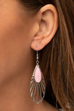 Paparazzi Earring - WING-A-Ding-Ding - Pink