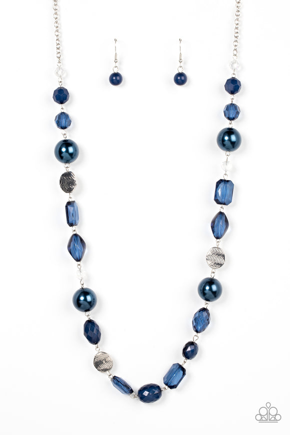 Paparazzi Necklace - Timelessly Tailored - Blue
