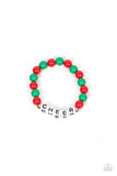 Paparazzi Bracelet - Christmas Word Bracelet - Starlet Shimmer