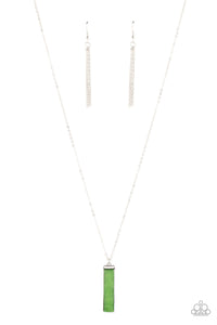 Paparazzi Necklace - Set in GEMSTONE - Green