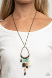 Paparazzi Necklace - Listen to Your Soul - Brass