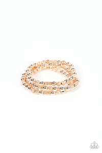 Paparazzi Bracelet - Boundless Boundaries - Rose Gold