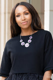 Paparazzi Necklace - Raw Charisma - Purple