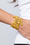 Paparazzi Urban Bracelet - Butterfly Breeze - Yellow