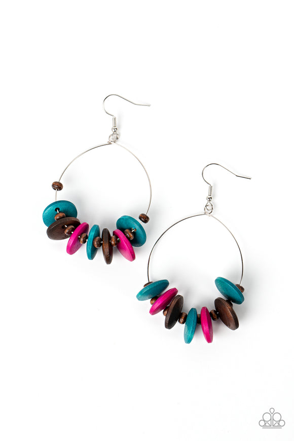 Paparazzi Earring - Surf Camp - Multi