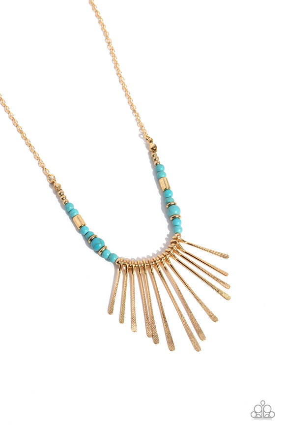 Paparazzi Necklace - CLAWS of Nature - Gold
