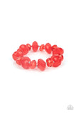 Paparazzi Bracelet - Keep GLOWING Forward - Red