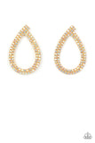 Paparazzi Earring - Diva Dust - Gold