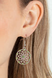 Paparazzi Earring - Springtime Salutations - Green