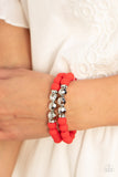 Paparazzi Bracelet - Dip and Dive - Red