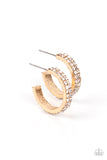 Paparazzi Earring - Positively Petite - Gold Hoop