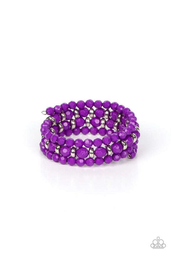 Paparazzi Bracelet - Its a Vibe - Purple