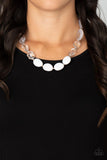 Paparazzi Necklace - Private Paradise - White