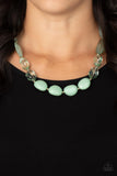 Paparazzi Necklace - Private Paradise - Green