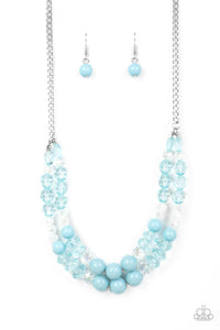 Paparazzi Necklace - Vera-CRUZIN - Blue