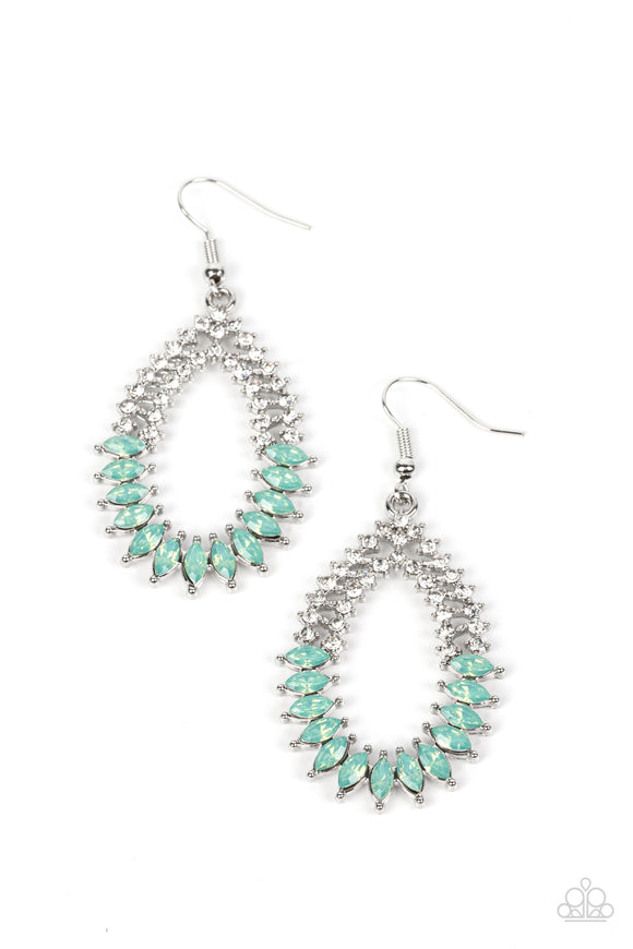 Paparazzi Earring - Lucid Luster - Green