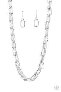 Paparazzi Necklace - Tough Call - Silver