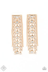Paparazzi Earring - Starry Streamers - Gold