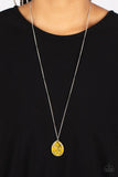 Paparazzi Necklace - Shimmering Seafloors - Yellow