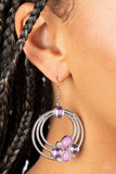 Paparazzi Earring - Dreamy Dewdrops - Purple