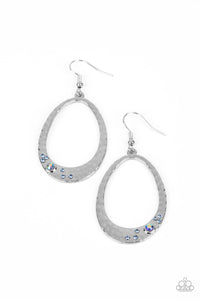 Paparazzi Earring - Seafoam Shimmer - Blue