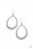 Paparazzi Earring - Seafoam Shimmer - Blue