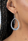 Paparazzi Earring - Seafoam Shimmer - Blue