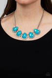 Paparazzi Necklace - Ethereal Exaggerations - Blue
