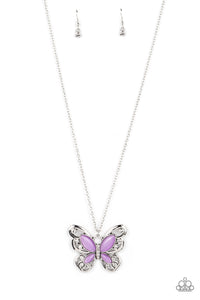 Paparazzi Necklace - Wings Of Whimsy - Purple