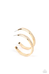 Paparazzi Earring - Flash Freeze - Gold