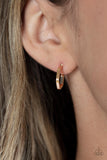 Paparazzi Earring - Haute Hexagons - Gold Hoop