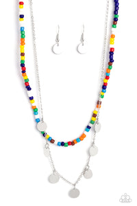 Paparazzi Necklace - Comet Candy - Multi