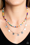 Paparazzi Necklace - Comet Candy - Multi